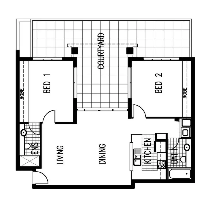 Floorplan of Homely apartment listing, 303/117 Flockton St, Everton Park QLD 4053