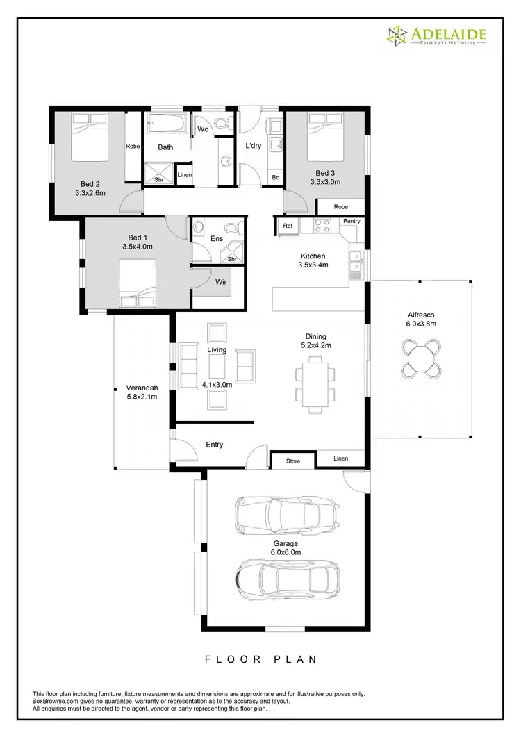 Floorplan of Homely house listing, unit 2/9A Shepherdson Rd, Mount Gambier SA 5290