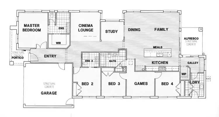 Floorplan of Homely house listing, 8 Coorabin Way, Werribee VIC 3030