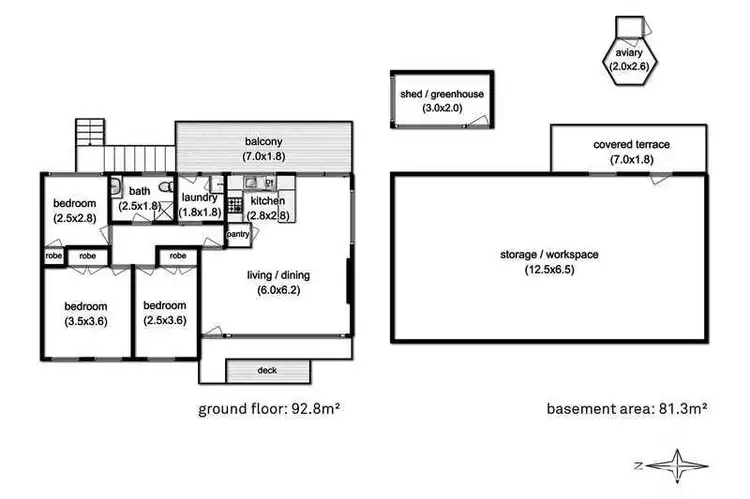 Floorplan of Homely house listing, 163 Flagstaff Gully Rd, Lindisfarne TAS 7015
