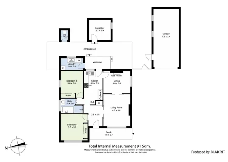Floorplan of Homely house listing, 7 Stephenson St, Spotswood VIC 3015