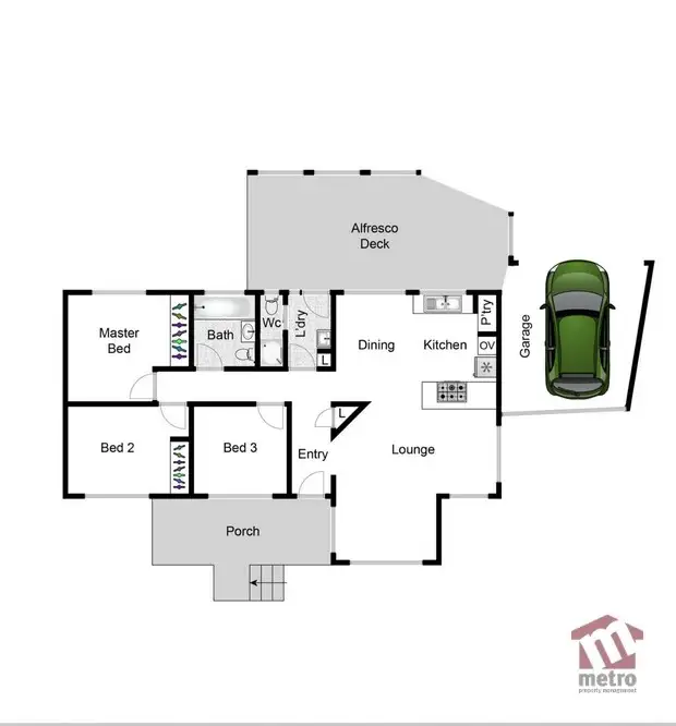 Floorplan of Homely house listing, 6 Doyle Place, Endeavour Hills VIC 3802