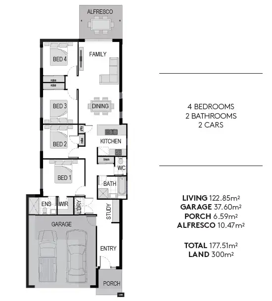 Floorplan of Homely house listing, 38 Grazier Street, Narangba QLD 4504