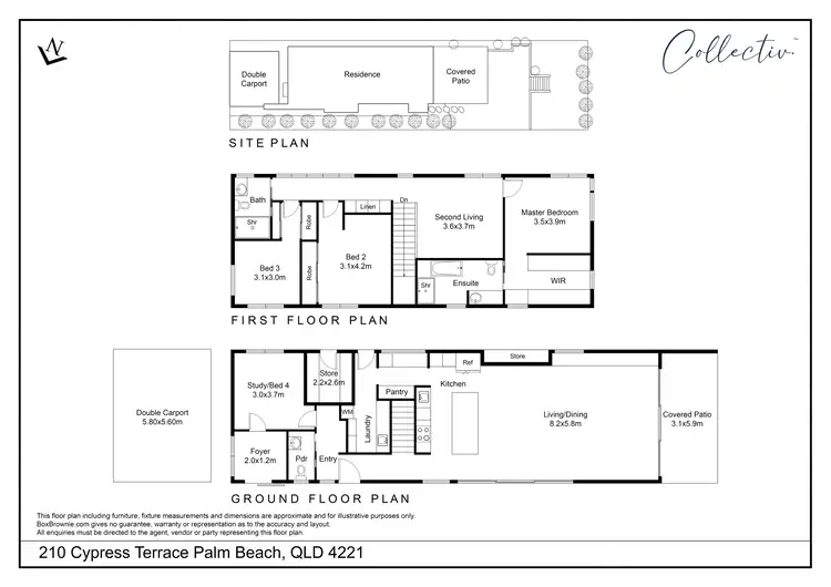 Floorplan of Homely house listing, 210 Cypress Terrace, Palm Beach QLD 4221