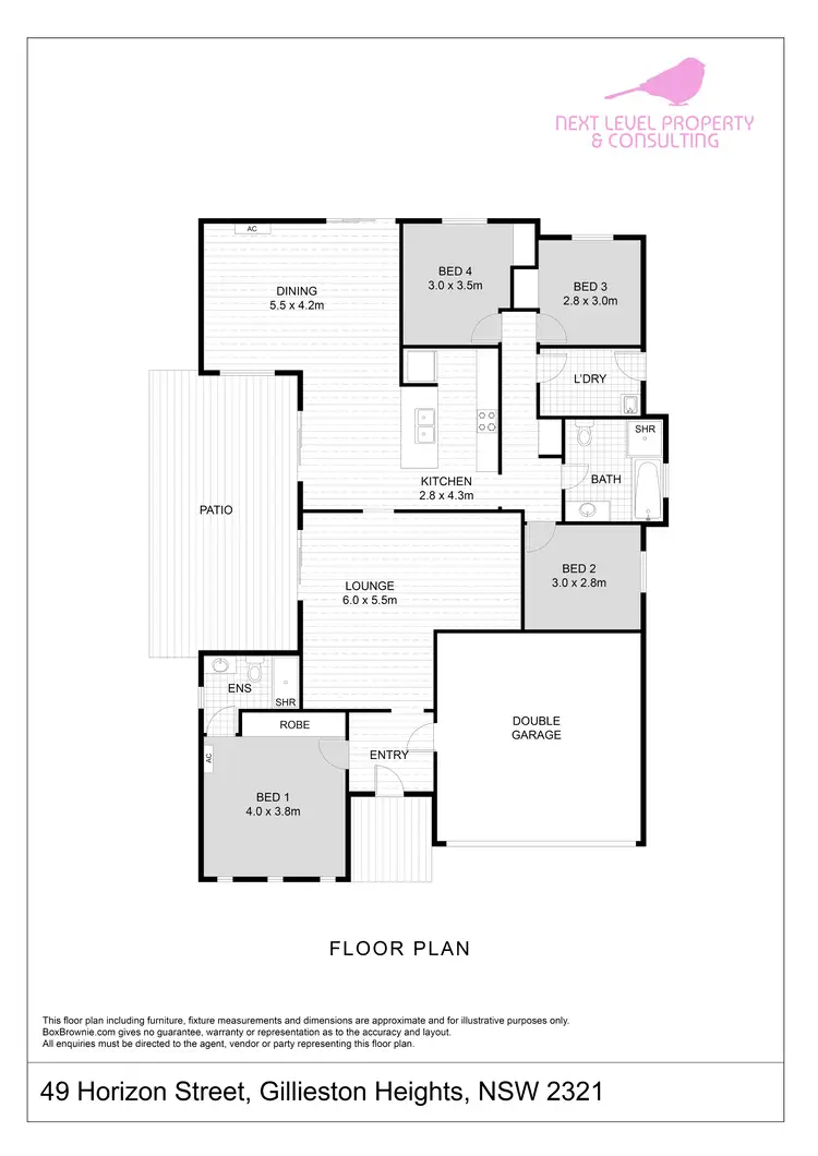 Floorplan of Homely house listing, 49 Horizon Street, Gillieston Heights NSW 2321