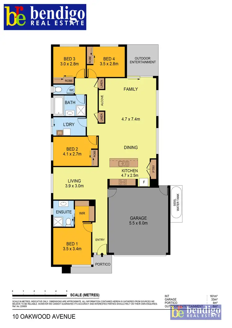 Floorplan of Homely house listing, 10 Oakwood Ave, Jackass Flat VIC 3556