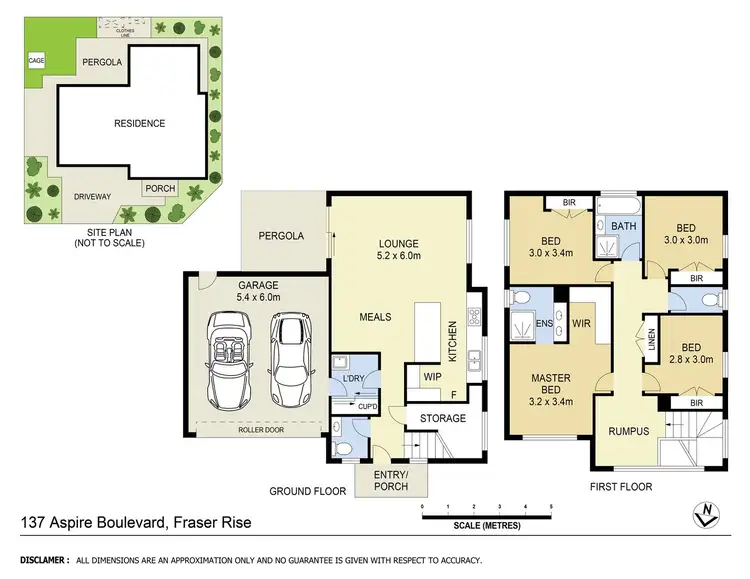 Floorplan of Homely house listing, 137 Aspire Blvd, Fraser Rise VIC 3336