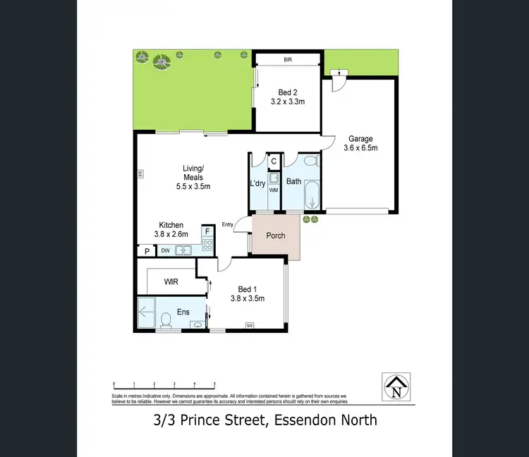 Floorplan of Homely house listing, 3/3 Prince St, Essendon North VIC 3041