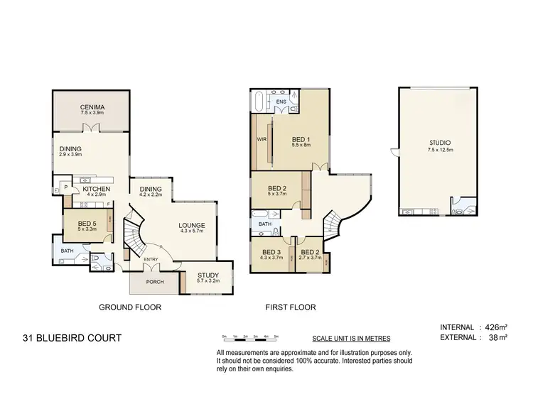 Floorplan of Homely house listing, 31 Bluebird Ct, Greenbank QLD 4124