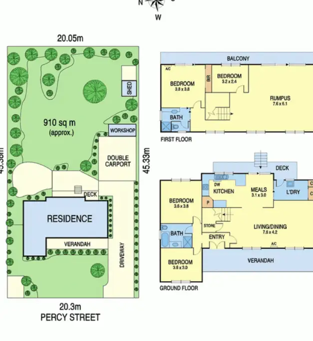 Floorplan of Homely house listing, 49 Percy St, Mitcham VIC 3132