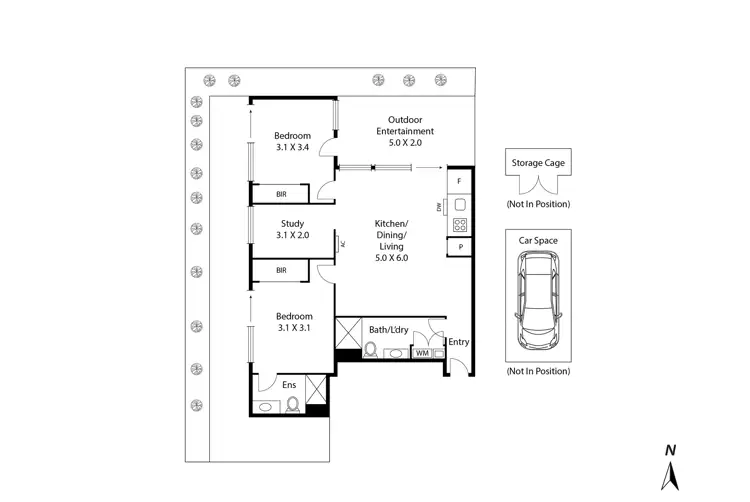Floorplan of Homely apartment listing, 7/14 Eleanor Street, Footscray VIC 3011