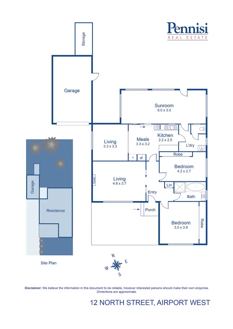 Floorplan of Homely house listing, 12 North Street, Airport West VIC 3042