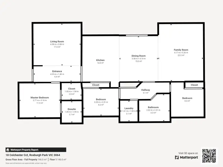Floorplan of Homely house listing, 18 Colchester Cct, Roxburgh Park VIC 3064