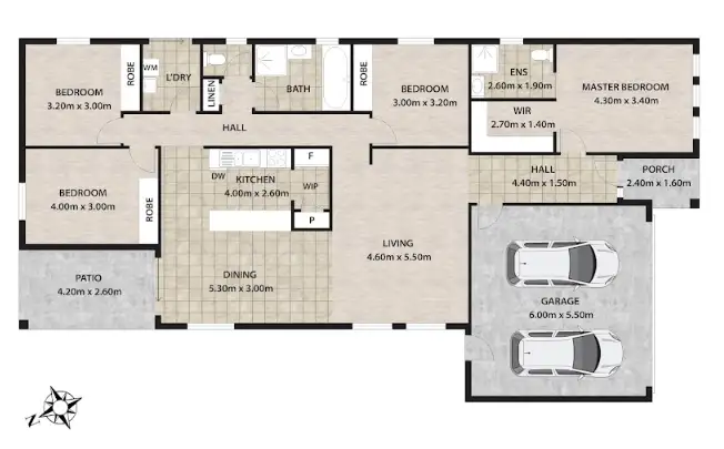 Floorplan of Homely house listing, 28 Mitchell St, Redbank Plains QLD 4301