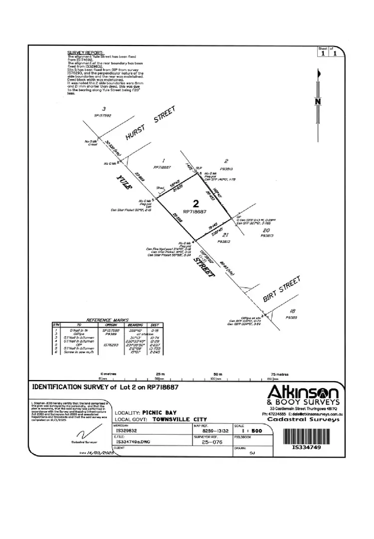 Floorplan of Homely land listing, 39 Yule St, Picnic Bay QLD 4819