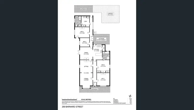 Floorplan of Homely house listing, 269 Barnard St, Bendigo VIC 3550