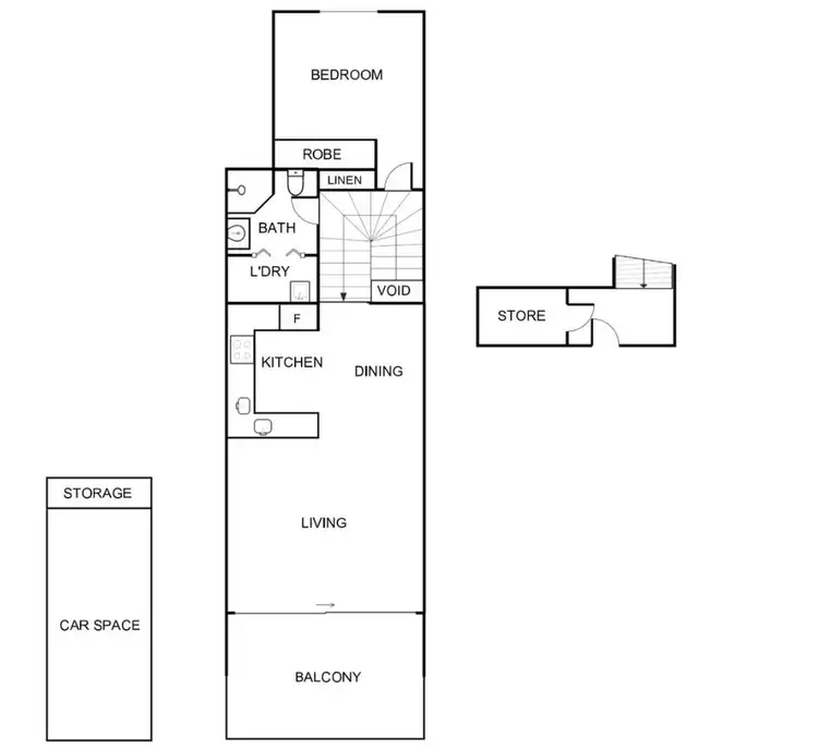 Floorplan of Homely apartment listing, 15/45 Blackall St, Barton ACT 2600