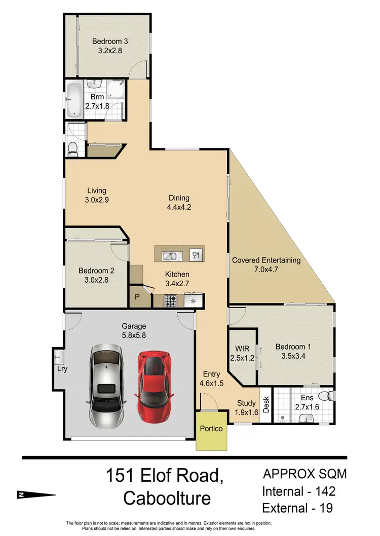 Floorplan of Homely house listing, 151 Elof Road, Caboolture QLD 4510