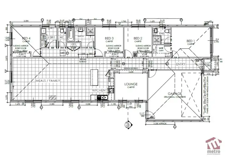 Floorplan of Homely house listing, 12 Belloza Way, Mernda VIC 3754