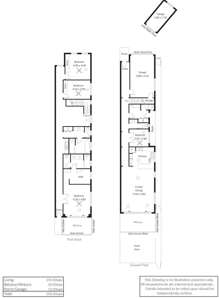 Floorplan of Homely townhouse listing, 2/3 Jetty Rd, Wallaroo SA 5556
