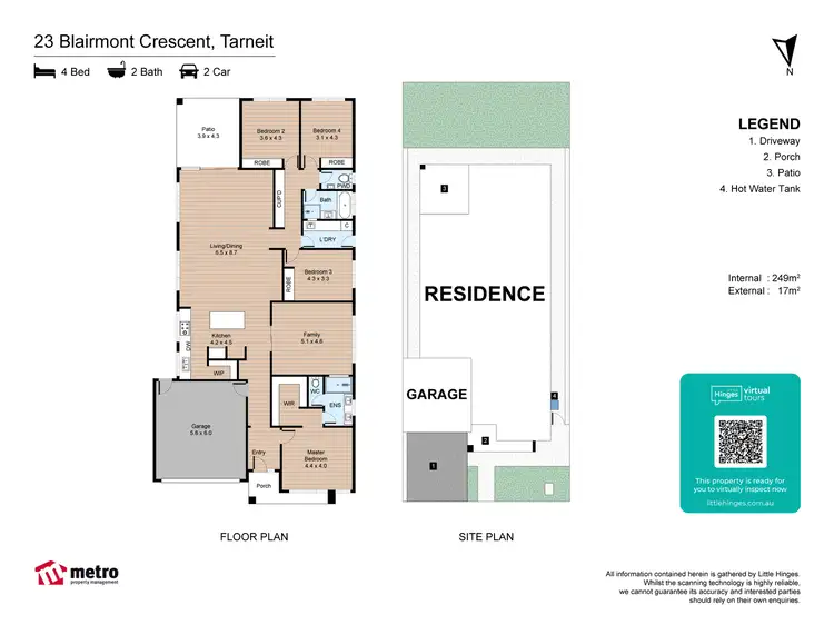 Floorplan of Homely house listing, 23 Blairmont Crescent, Tarneit VIC 3029