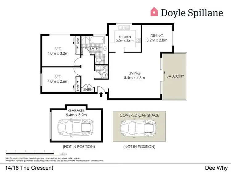 Floorplan of Homely apartment listing, 14/16 The Crescent, Dee Why NSW 2099