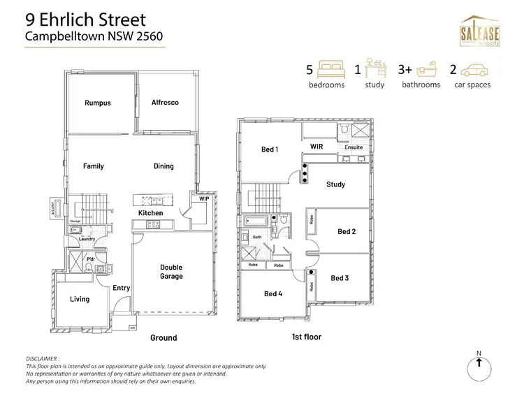 Floorplan of Homely house listing, 9 Ehrlich St, Campbelltown NSW 2560