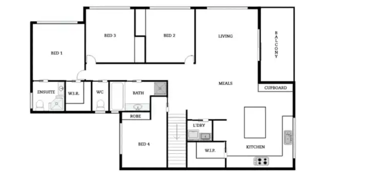 Floorplan of Homely house listing, b/49 Helby St, Harrison ACT 2914