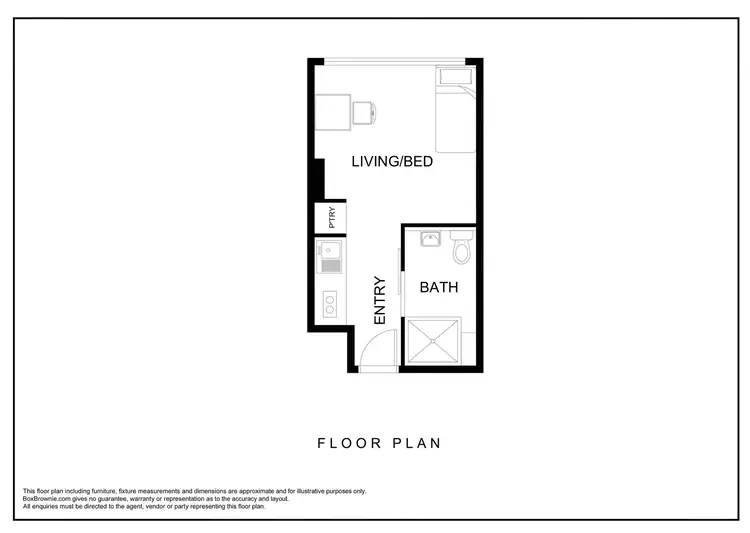 Floorplan of Homely apartment listing, 107/50 Barry St, Carlton VIC 3053