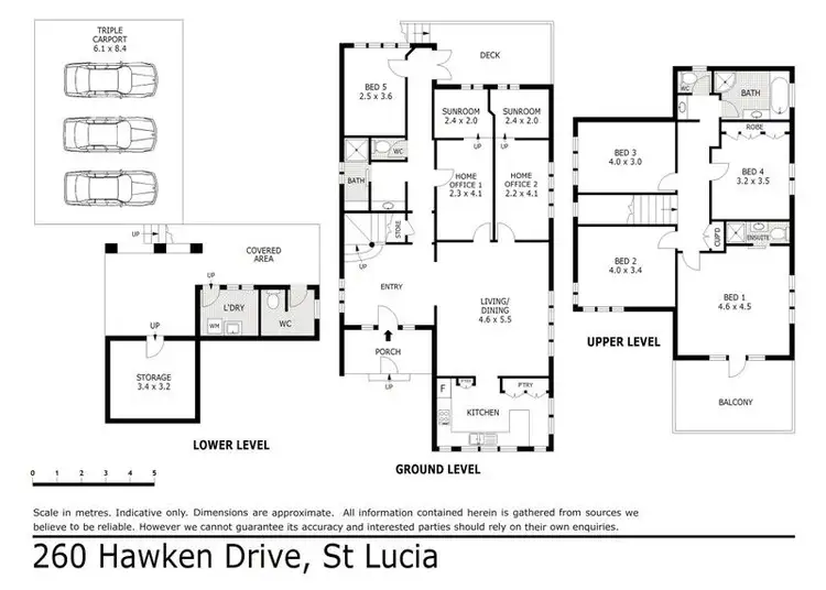 Floorplan of Homely house listing, 260 Hawken Drive, St Lucia QLD 4067