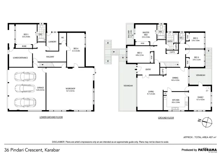 Floorplan of Homely house listing, 36 Pindari Cres, Karabar NSW 2620