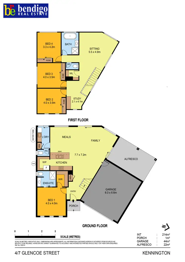 Floorplan of Homely townhouse listing, 7 Glencoe St, Kennington VIC 3550