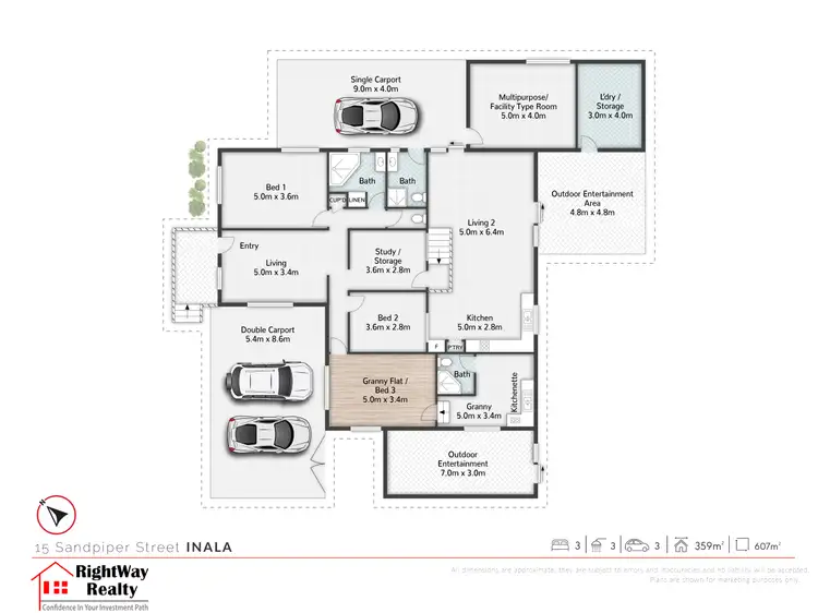 Floorplan of Homely house listing, 15 Sandpiper St, Inala QLD 4077