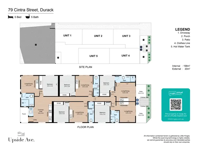 Floorplan of Homely unit listing, 1/79 Cintra St, Durack QLD 4077