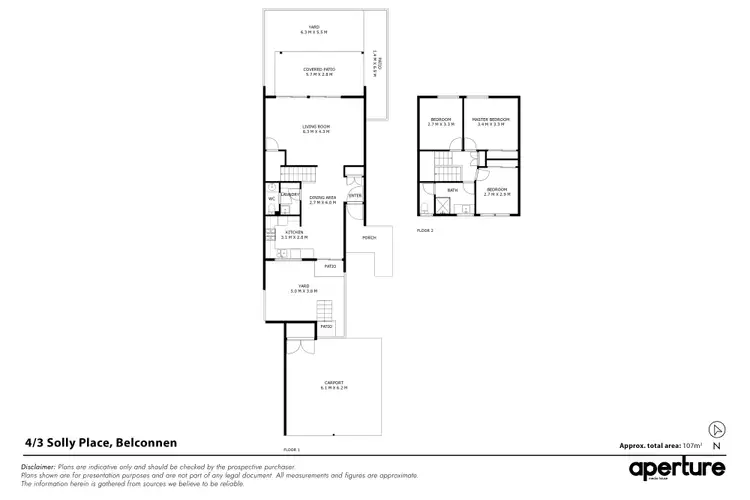 Floorplan of Homely townhouse listing, 4/3 Solly Pl, Belconnen ACT 2617