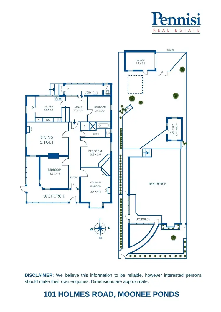 Floorplan of Homely house listing, 101 Holmes Road, Moonee Ponds VIC 3039