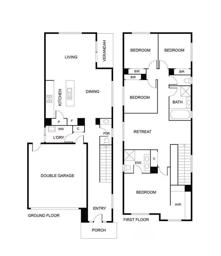 Floorplan of Homely house listing, 9 Hutchence Dr, Point Cook VIC 3030