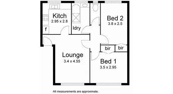 Floorplan of Homely apartment listing, 11/8-10 Clyde Street, Maribyrnong VIC 3032