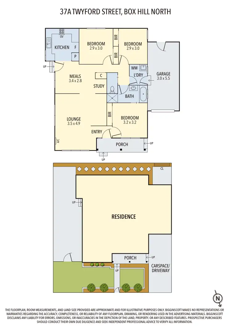 Floorplan of Homely unit listing, 37A Twyford St, Box Hill North VIC 3129