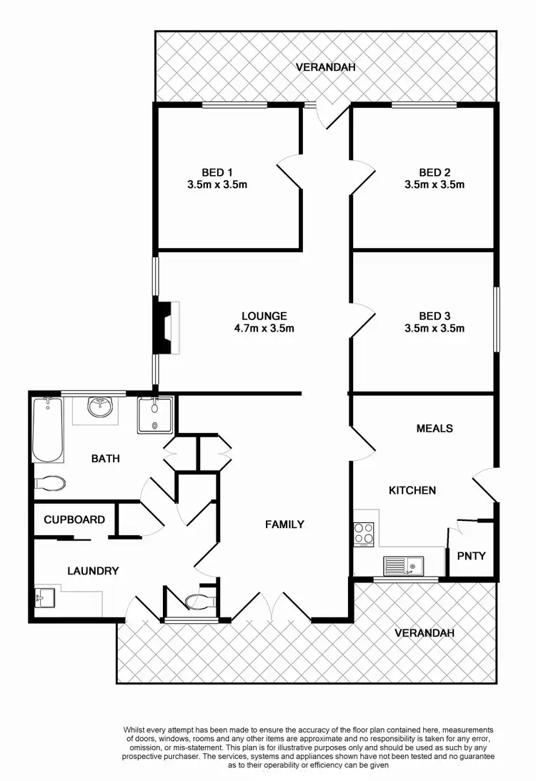 Floorplan of Homely house listing, 8 Dowding St, California Gully VIC 3556