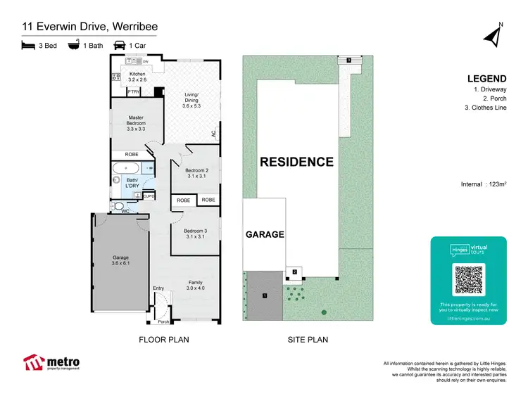 Floorplan of Homely house listing, 11 Everwin Drive, Werribee VIC 3030