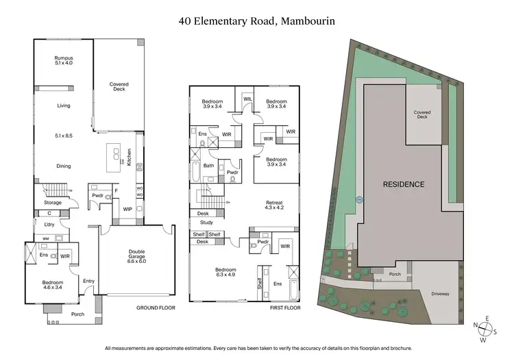 Floorplan of Homely house listing, 40 Elementary Rd, Mambourin VIC 3024