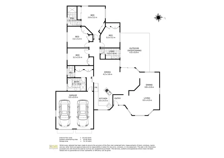 Floorplan of Homely house listing, 9 Belah St, Rangeville QLD 4350