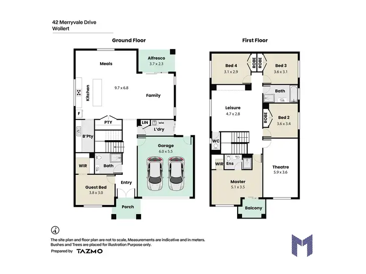Floorplan of Homely house listing, 42 Merryvale Dr, Wollert VIC 3750