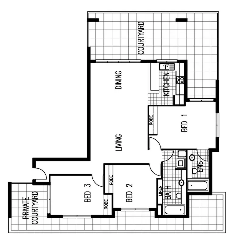 Floorplan of Homely apartment listing, 601/117 Flockton Street, Everton Park QLD 4053