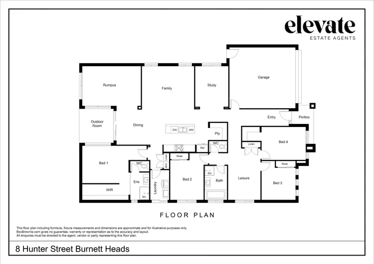 Floorplan of Homely house listing, 8 Hunter Street, Burnett Heads QLD 4670