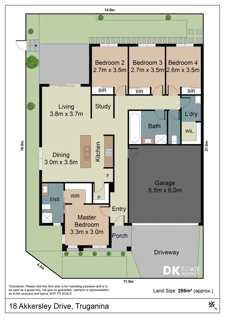 Floorplan of Homely house listing, 18 Akkersley Drive, Truganina VIC 3029