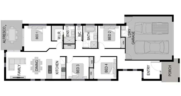 Floorplan of Homely house listing, 46 Grazier Street, Narangba QLD 4504