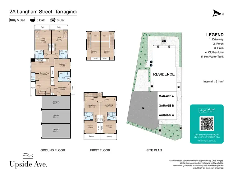 Floorplan of Homely unit listing, 3/2A Langham St, Tarragindi QLD 4121