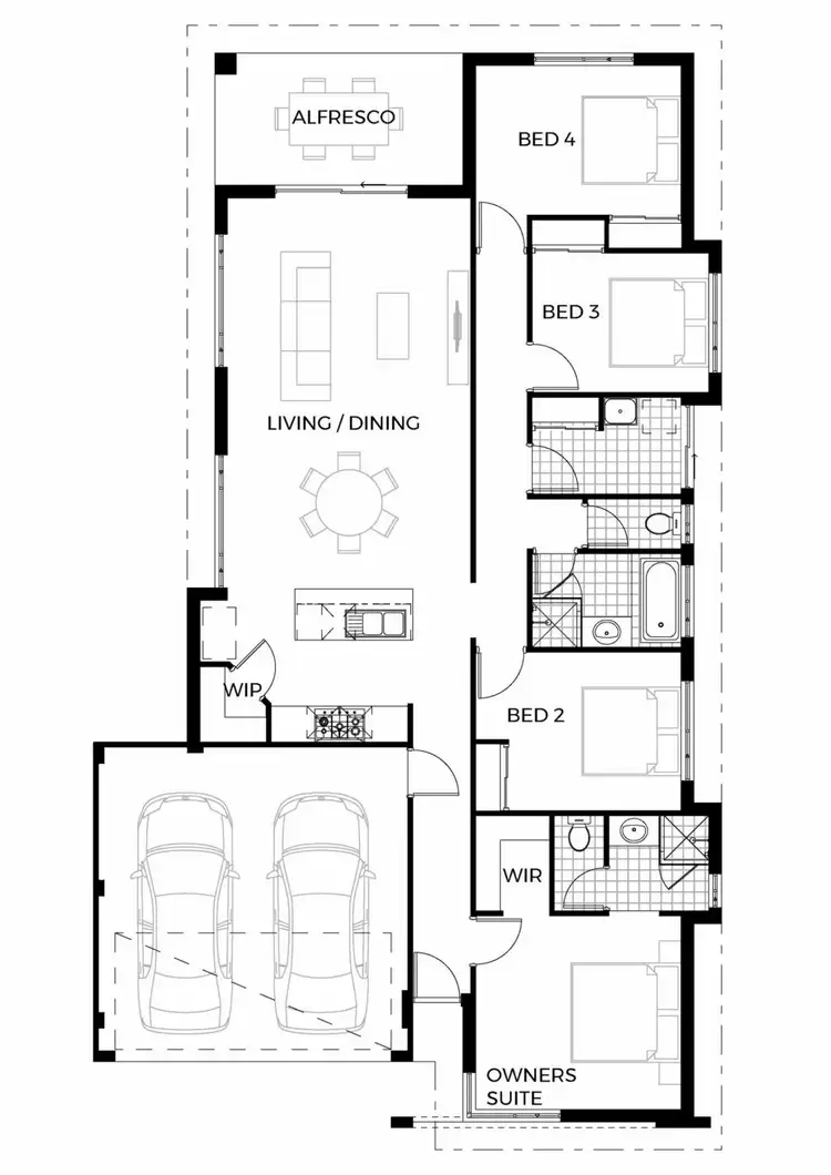 Floorplan of Homely house listing, 131 Avoca Chase, Baldivis WA 6171